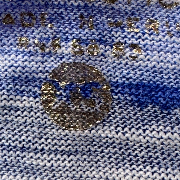 Lilly Pulitzer V-Neck Striped Tee Shirt Sz. XS WT1 - Picture 5 of 6